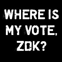 where is my vote, zdk?